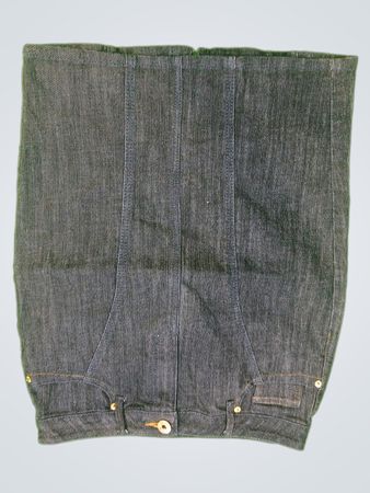 YUVA Damens Jeansrock