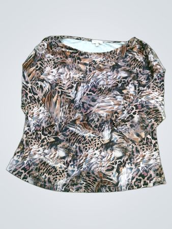 Laura Petites Leopardenmuster-Top