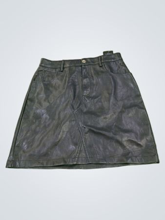 Guess Faux Leather Mini Skirt