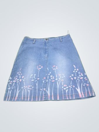 New Day Styled It Jeansrock mit Blumenmuster
