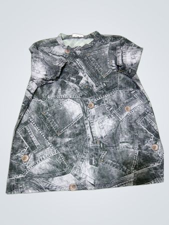 BETTER BE Denim Print Kleid