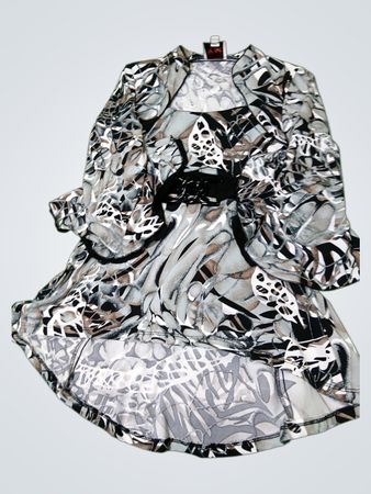 YVONNE MARIE Abstract Print Kleid