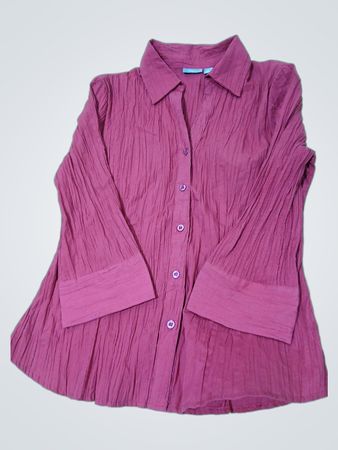 Apt. 9 Crinkle Button-Up Hemd