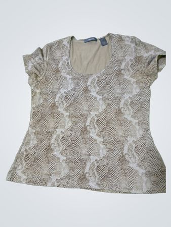Liz Claiborne T-Shirt mit Schlangenmuster