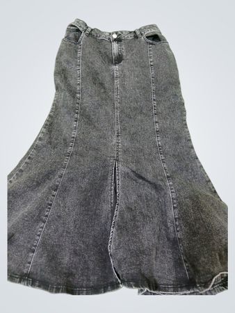 Denim-Meerjungfrauenrock