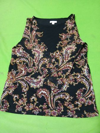 Charter Club Damen Paisley-Print ärmelloses Top