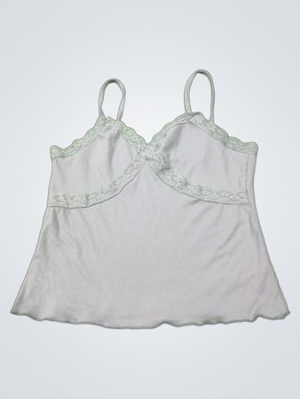 Justify Damen-Spitzenbesatz-Cami-Trägerhemd