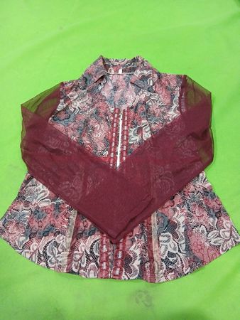 Bluse mit Floralem Druck und Langarm