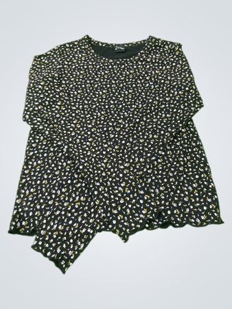 Art Class Floral Print Top