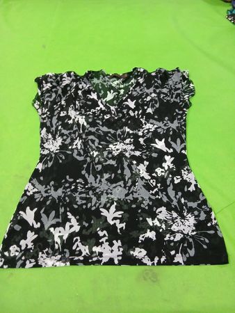 Die Limited Damen-Bluse mit kurzem Arm und V-Ausschnitt