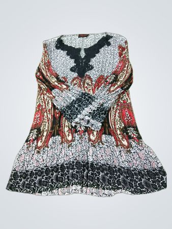 Charlie Paisley Print Tunika-Oberteil