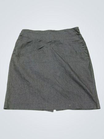 Chado Damen Bleistiftrock in Grau