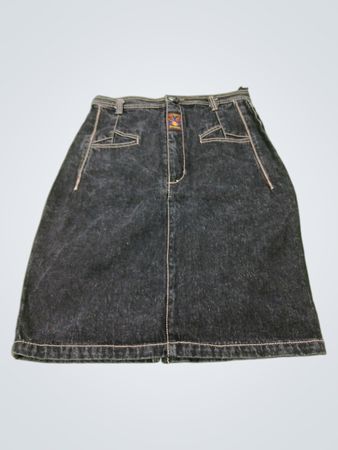 Dreieckiger Jeansrock