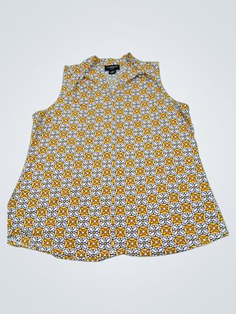 Liz Claiborne ärmelloses Top mit geometrischem Muster