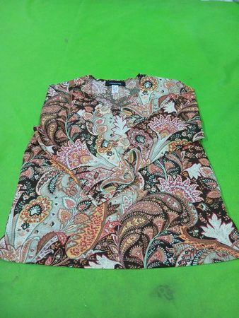 Jones New York Paisley-Print-Bluse