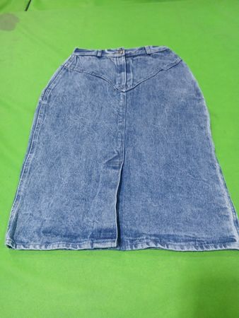 Blauer Jeansrock