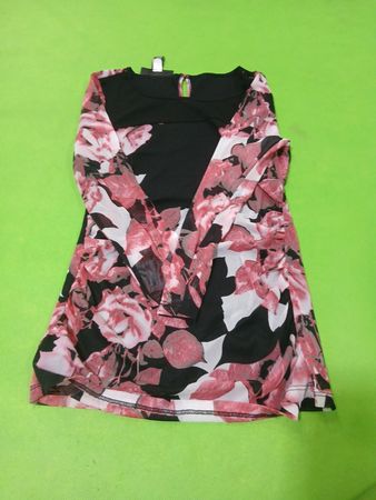 INC International Concepts Petite Floral Print Mesh Top