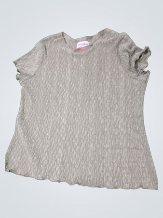 North Style Textured Kurzarm-Oberteil