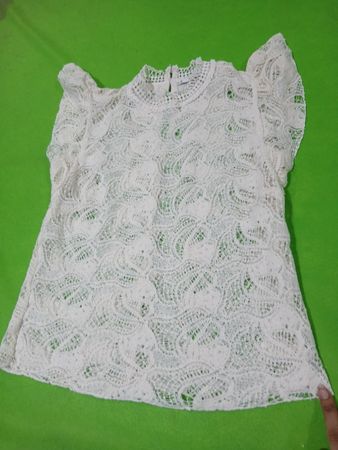 MANGO SUIT Lace Top