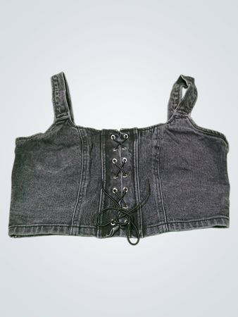 Wild Fable Denim-Corsett-Top