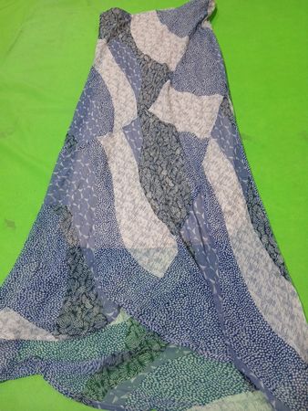 RB DAKOTA Damen Maxi-Kleid mit Patchwork-Print Größe S