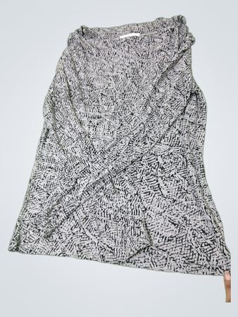 Liz Claiborne Langärmeliges bedrucktes Oberteil