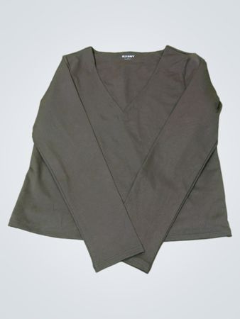 Old Navy Langarmshirt mit V-Ausschnitt
