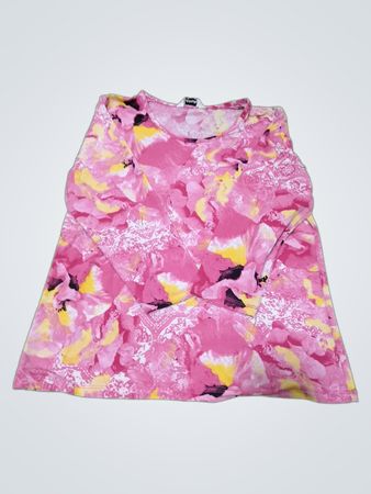 ALIA Pink Blumenmuster Langärmeliges Kleid