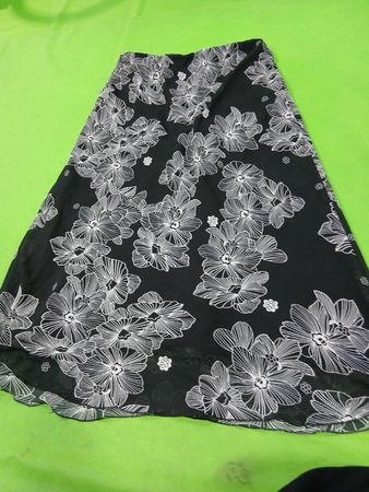 C.A.N.D.A. Kollektion bei CSA Black Floral Maxirock