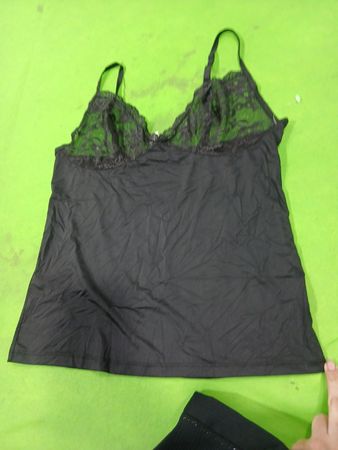 Spitzenbesatz-Camisole (Black Lace Trim Camisole)