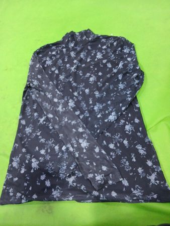 EMPORAINE Blumenmuster Top mit Stehkragen