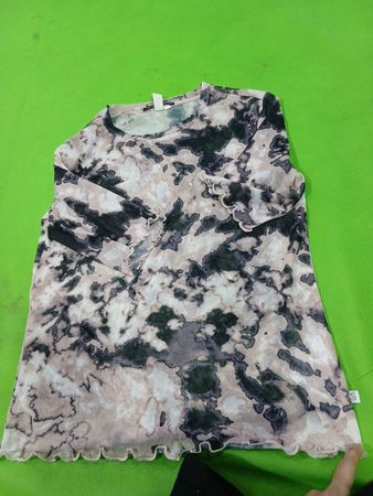 Q/S by s.Oliver Batik-Mesh-Top
