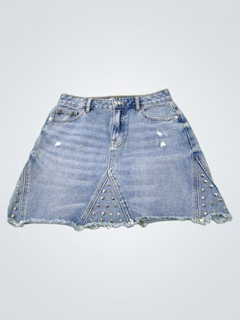 FB Sister Jeansrock mit Nieten