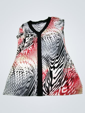 Melanie Lyne Zebra-Print-Tunika