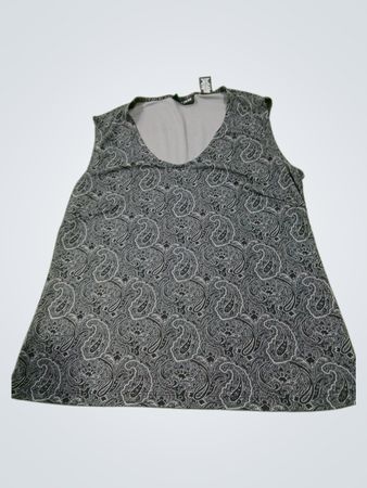 New York & Company Paisley-Print ärmelloses Top