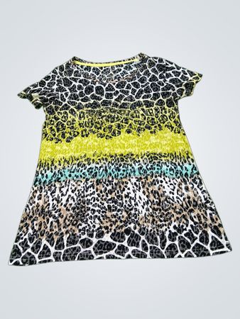 Mädchenkleid mit Leopardenmuster