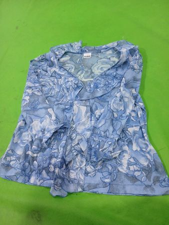 Tribal-Blumenmuster-Transparente Bluse
