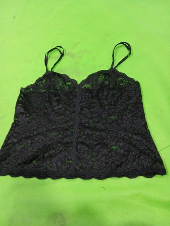 Schwarzes Spitzen-Cami