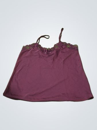 Rosa Spitzenbesatz Camisole