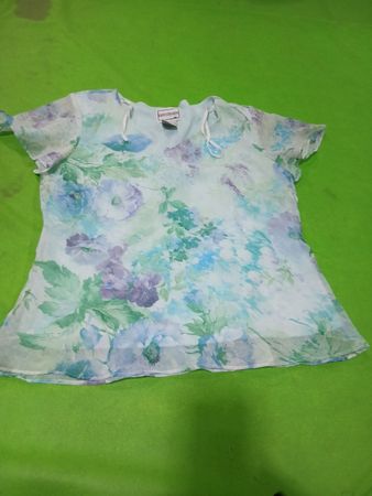 Karin Stevens Floral Print Top