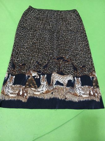 Damens Rock mit Animal-Print