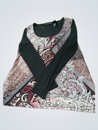 Axcess Damen Langarmshirt mit Paisley-Muster