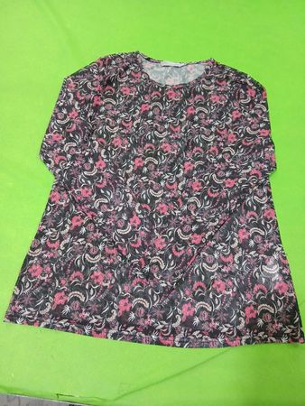 Fransa Floral Print Langarm-Top
