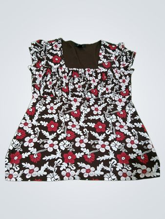 Style & Co. Damen Top mit Blumenmuster