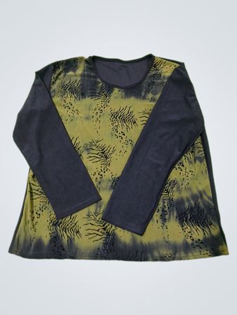 Langarm-T-Shirt mit Camouflage-Print