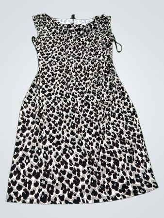 Ann Taylor Etuikleid mit Leopardenmuster
