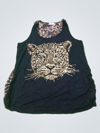 FREE KISSES Leopard-Print-Top