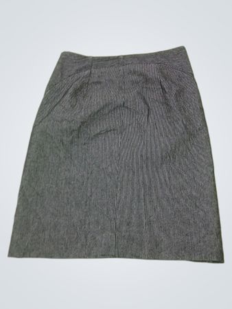 FY Women's Gestreifter Rock mit seitlichem Schlitz