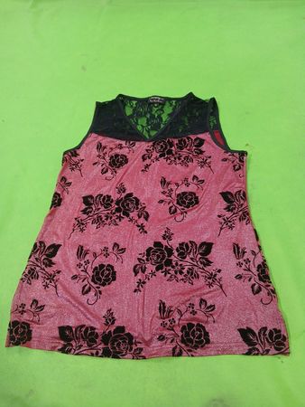 Champagner! Damen Spitzenoberteil mit Blumenmuster