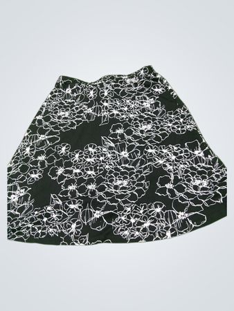 Laura Petites schwarzer Blumenrock